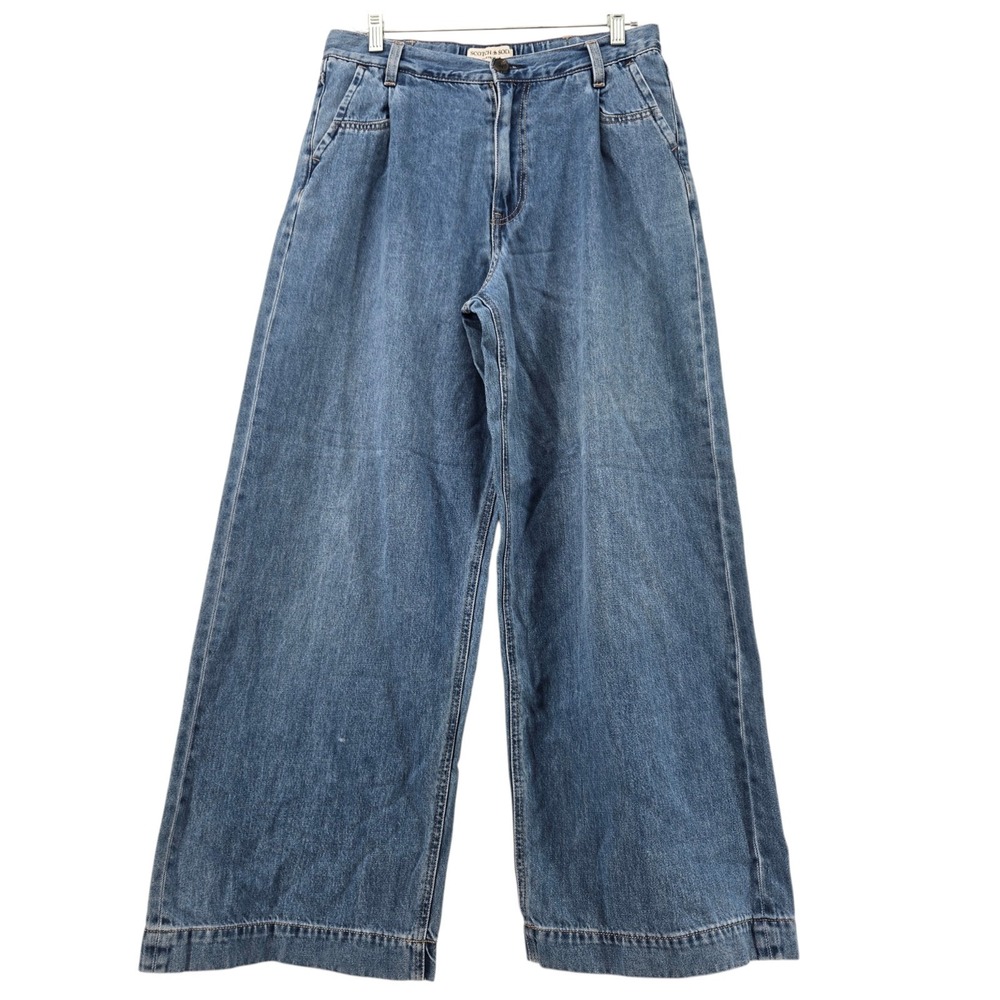 Scotch & Soda The Shore Wide Leg Jeans Women's 8 / 29 Denim Boho Hippie Grunge